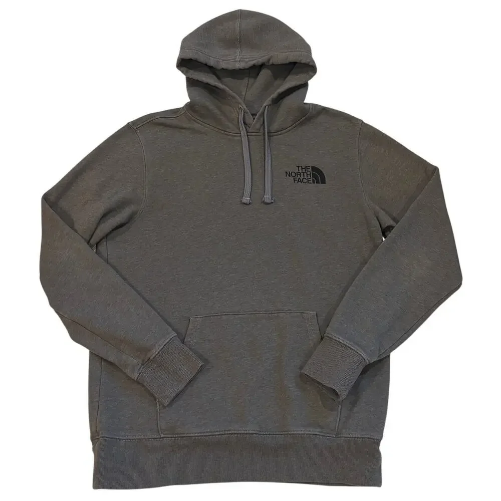 The North Face Sweatshirt Mens Size Medium Gray Hoodie Pullover Casual Outdoor